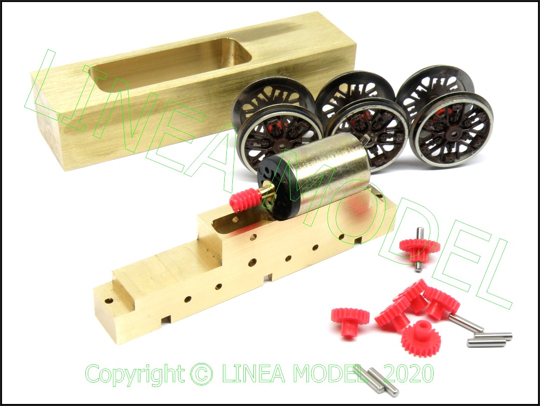 LM 19326 MTF Carrello MOTORE Completo di ruote per FS E 326 LM - Linea ...